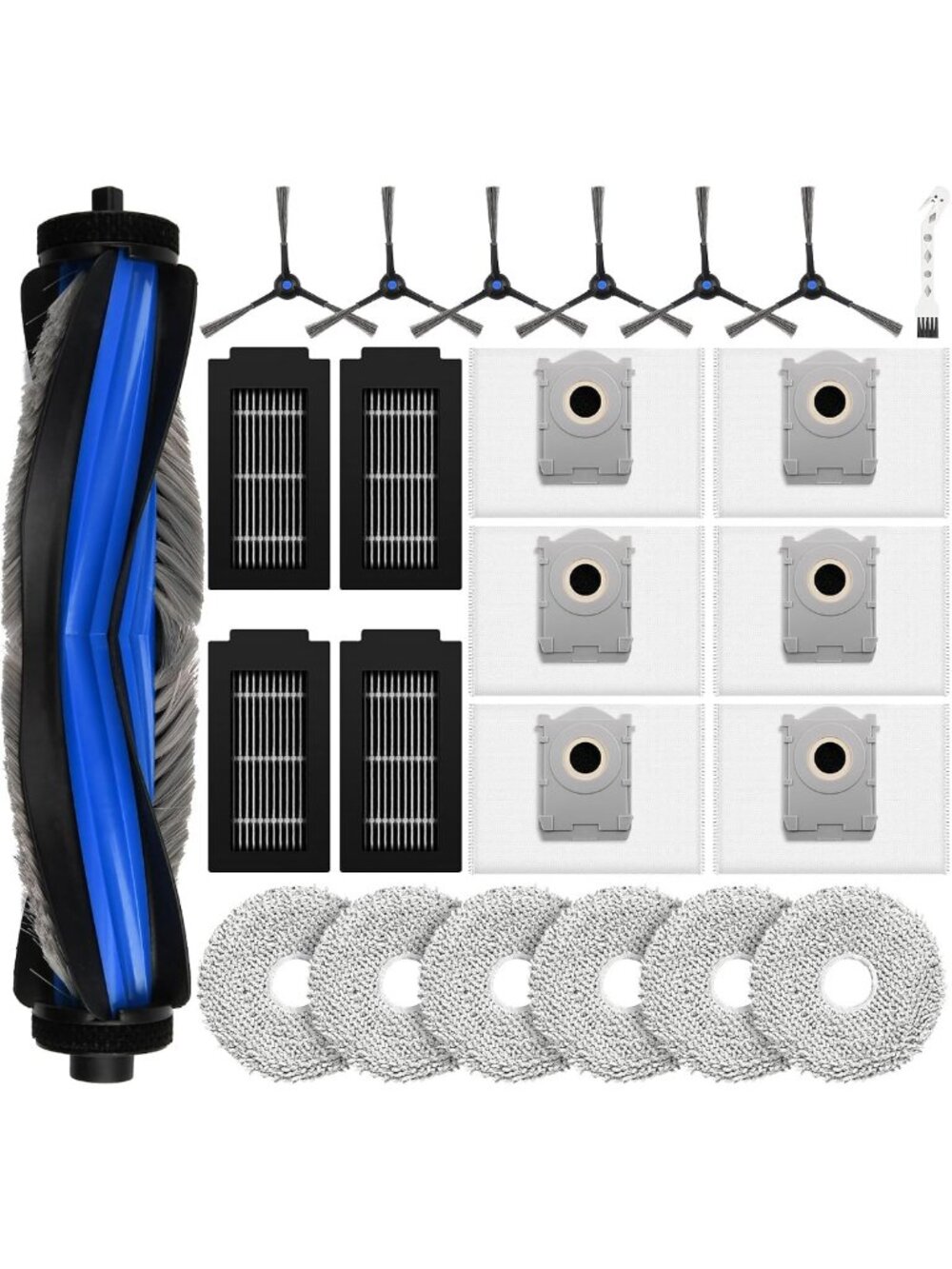 24-Piece Vacuum Accessories Kit for Deebot T50 Pro, Omni & Gen2 - Essential